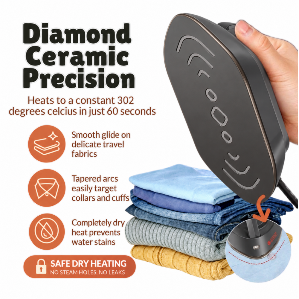Compact Mini Travel Iron - Ozerty
