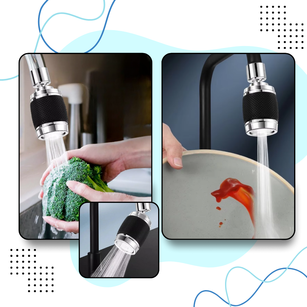 3 Modes 360° Faucet Mounted Water Filter - Ozerty