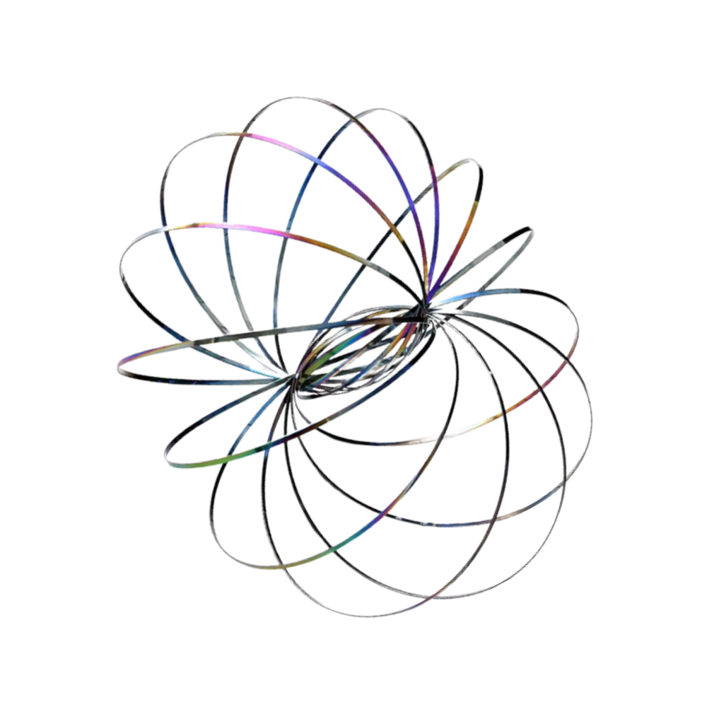 3D Stainless Arm Slinky -Colorful - Ozerty