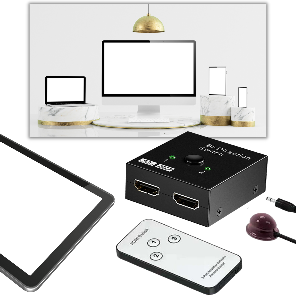 Bi-directional HDMI Splitter 4K - Ozerty