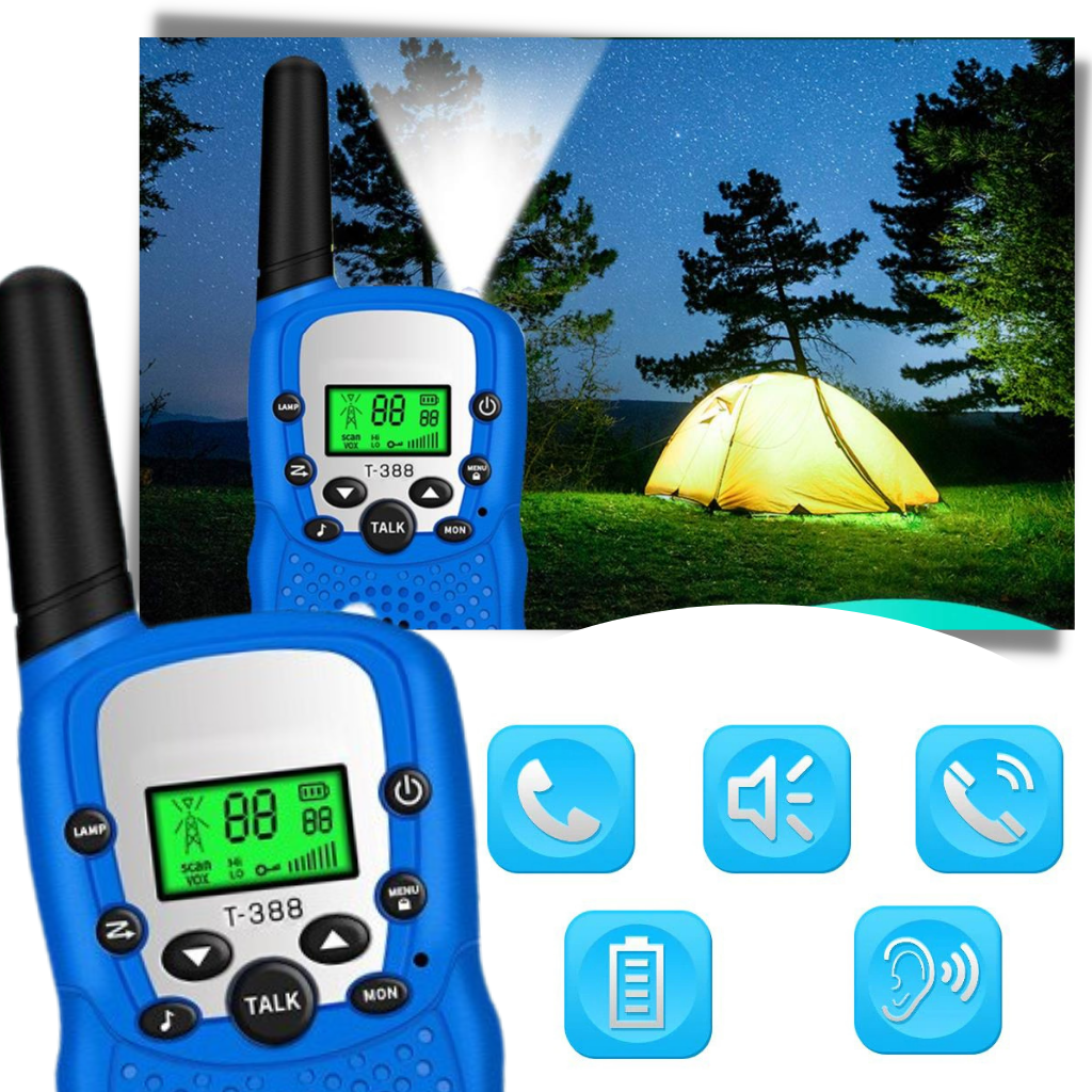 Kids Walkie Talkies (2 Pcs)