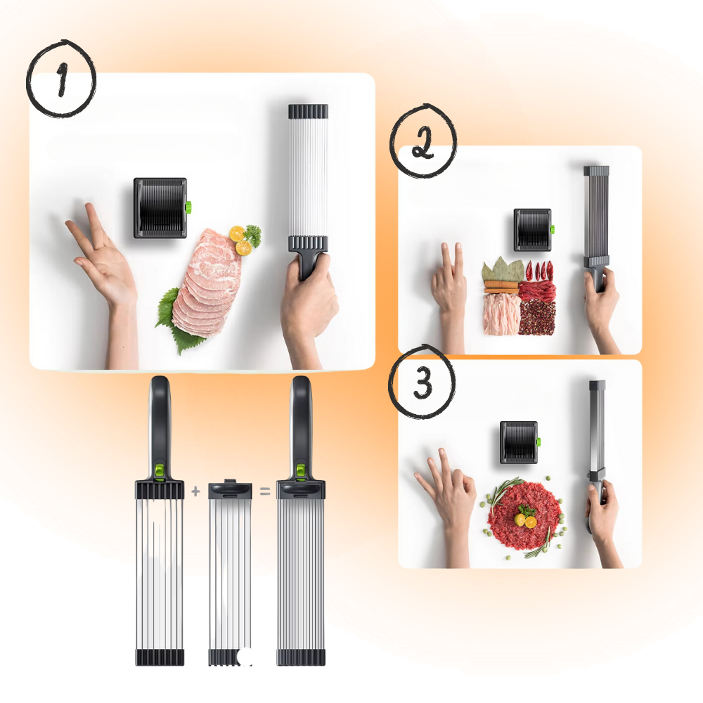 Adjustable Thickness Manual Meat Slicer - Ozerty