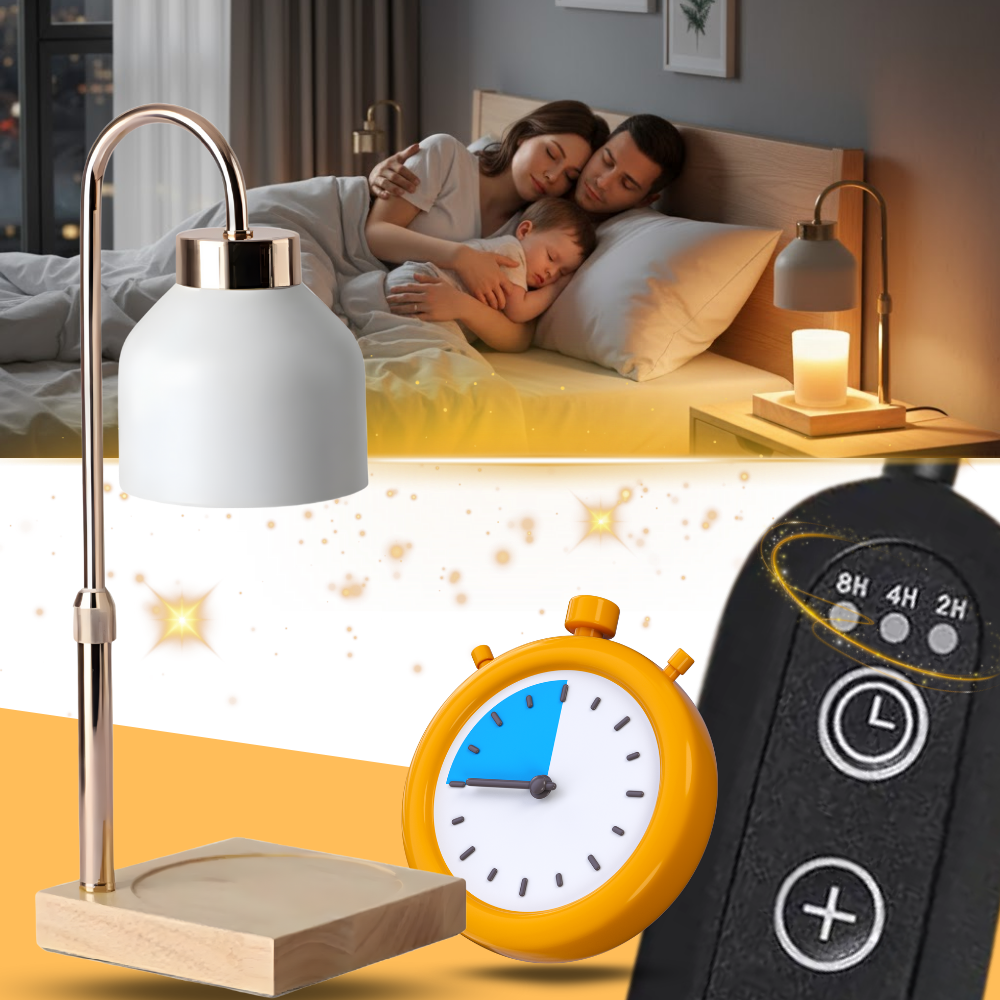 Aesthetic Candle Warm Lamp - Ozerty