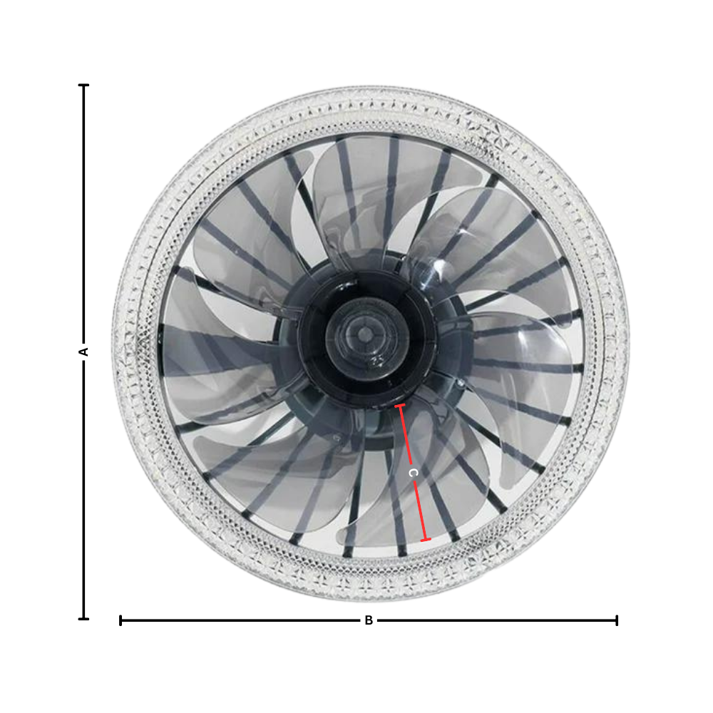 Aesthetic Ceiling Fan With Light And Remote - Ozerty