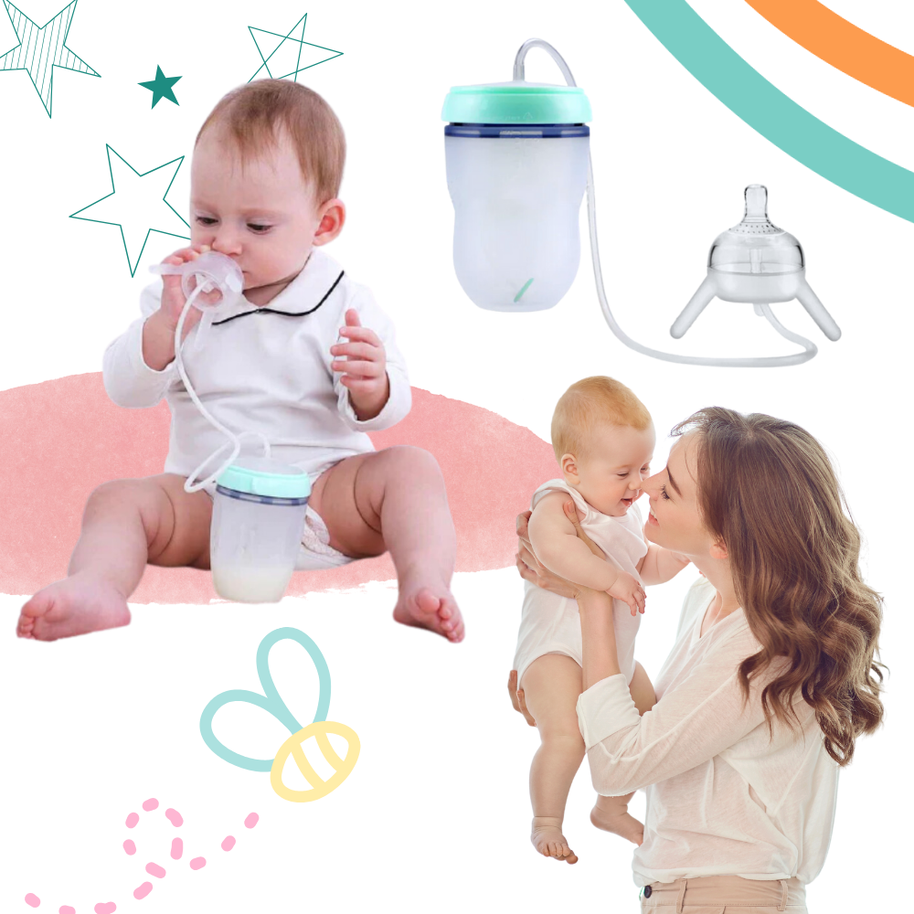 Anti-Colic Valve Self Feeding Bottle - Ozerty