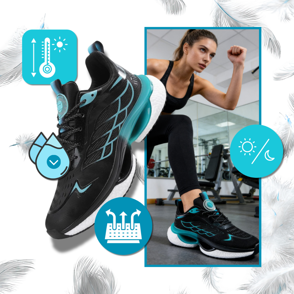 Breathable Cushioned Running Shoes - Ozerty