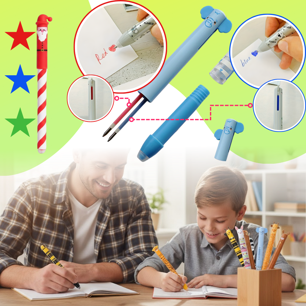 Cartoon Festive Heat Erase Pens - Ozerty