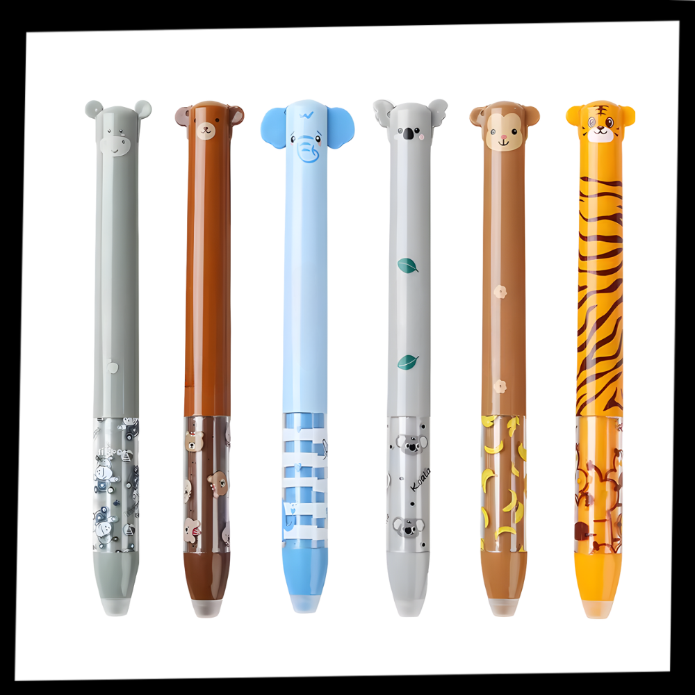 Cartoon Festive Heat Erase Pens - Ozerty