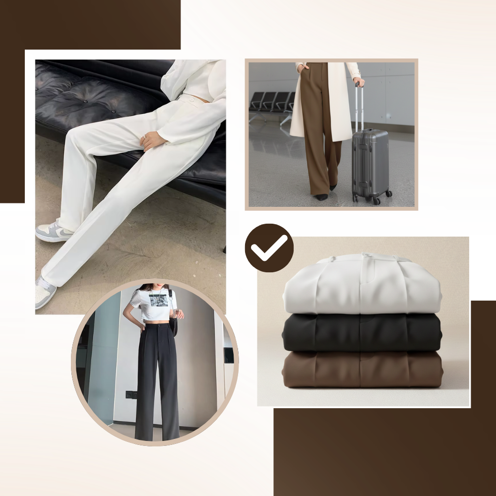 Chic Composure Wide Leg Trouser - Ozerty