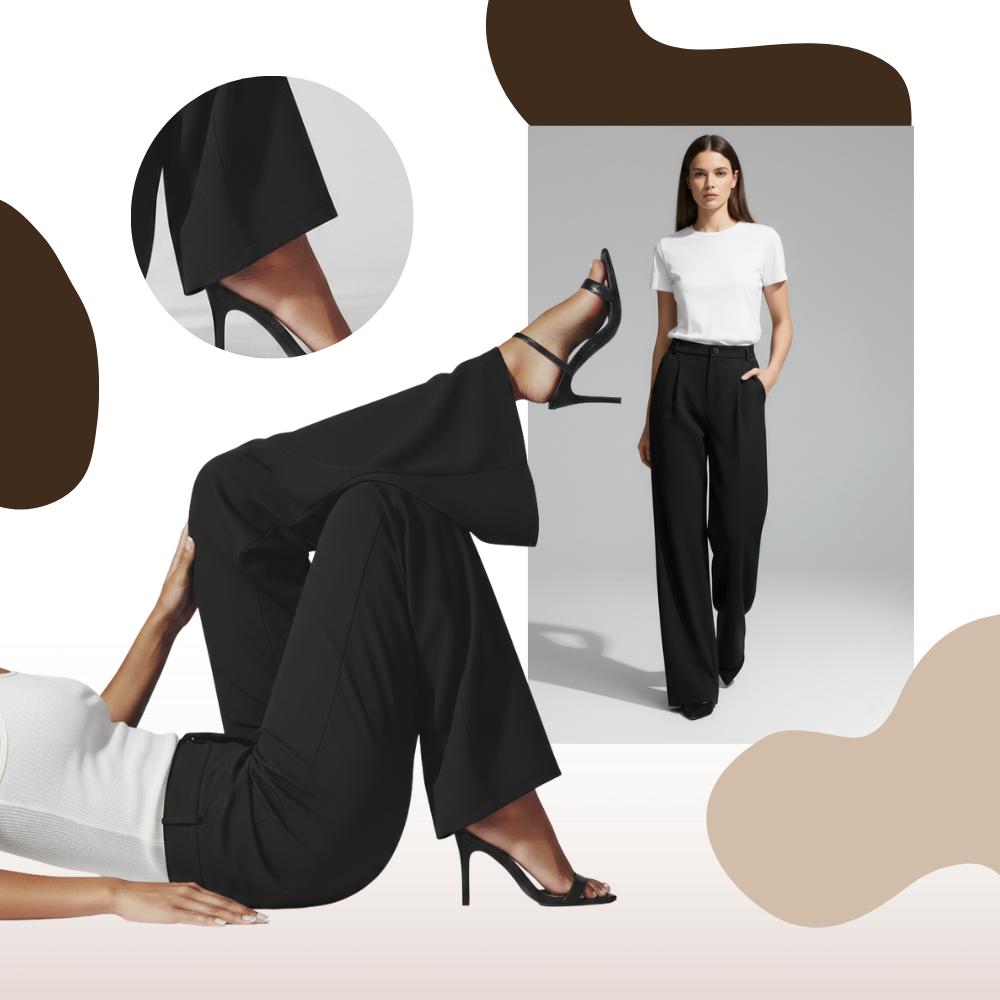 Chic Composure Wide Leg Trouser - Ozerty