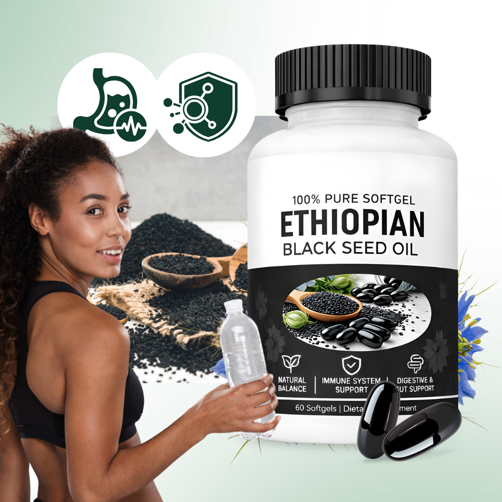 Cold-Pressed Black Seed Oil Capsule - Ozerty