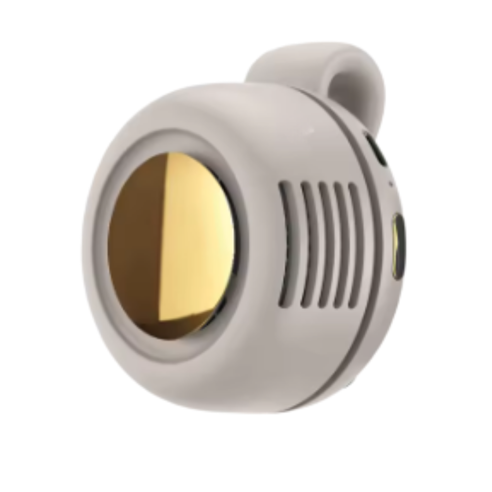 Conveniently Discreet 360 Clip On Fan -Beige - Ozerty