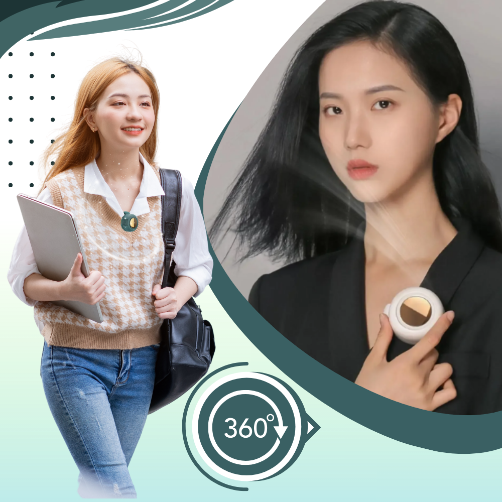 Conveniently Discreet 360 Clip On Fan - Ozerty