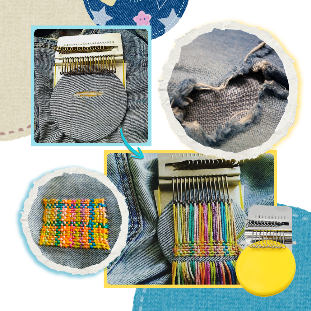 DIY Fabric Repair Loom - Ozerty