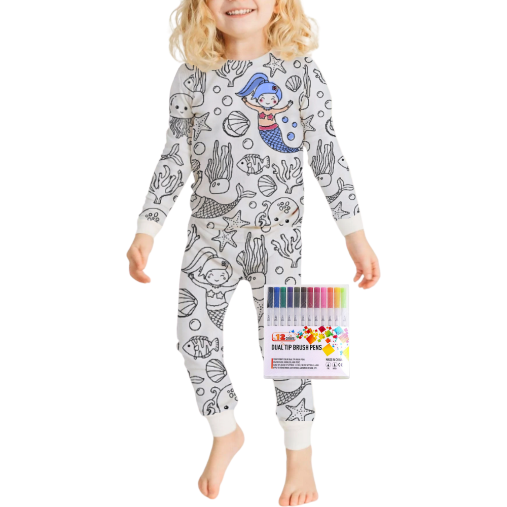 Doodle Dream Pajamas -Little Mermaid - Ozerty