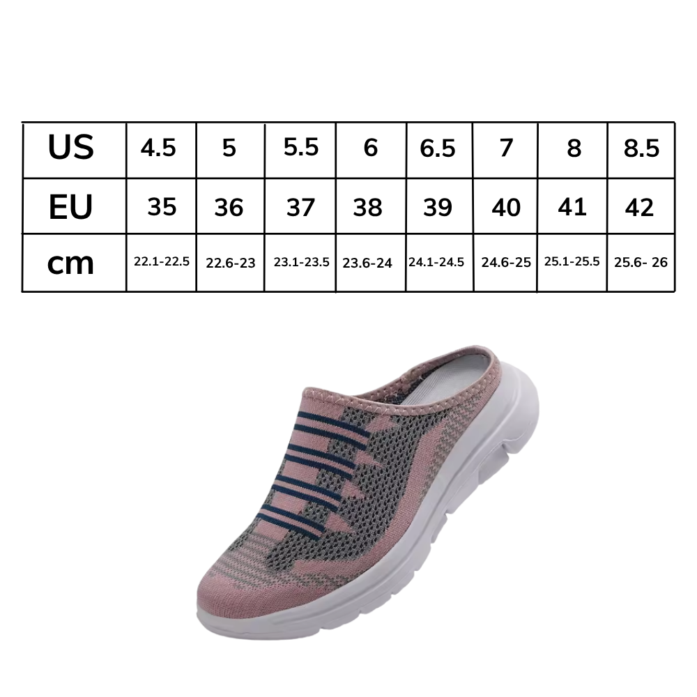 Easy Slip-On Comfort Flat Mules - Ozerty