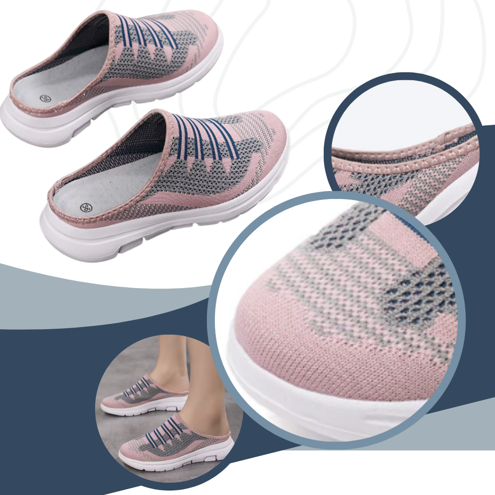 Easy Slip-On Comfort Flat Mules - Ozerty