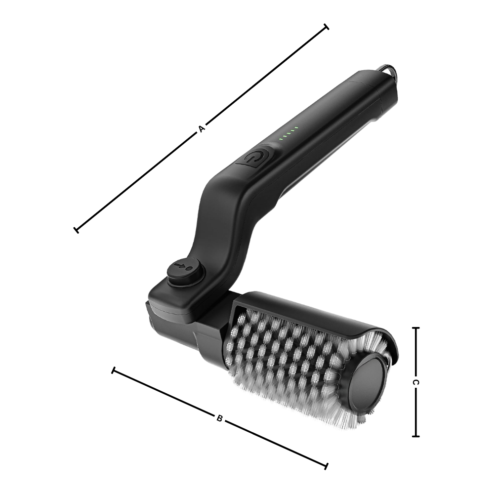 Effortlessly Convenient Cordless Grill Brush - Ozerty