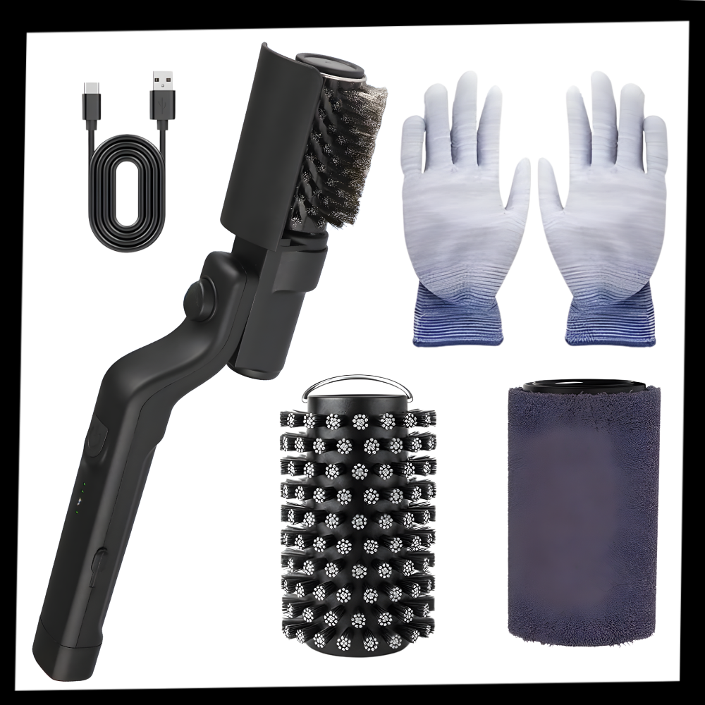 Effortlessly Convenient Cordless Grill Brush - Ozerty