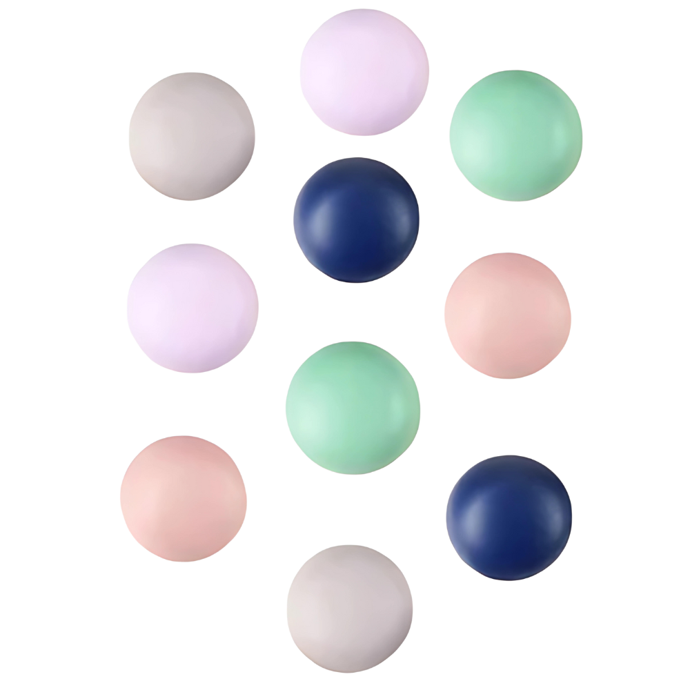 Elegant No-Sew Button Brooch Pins -Pastel - Ozerty