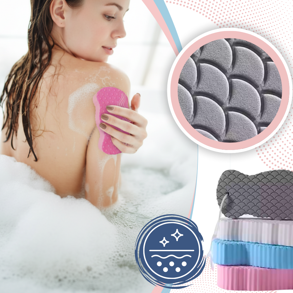 Gentle Exfoliating Bath Sponge - Ozerty