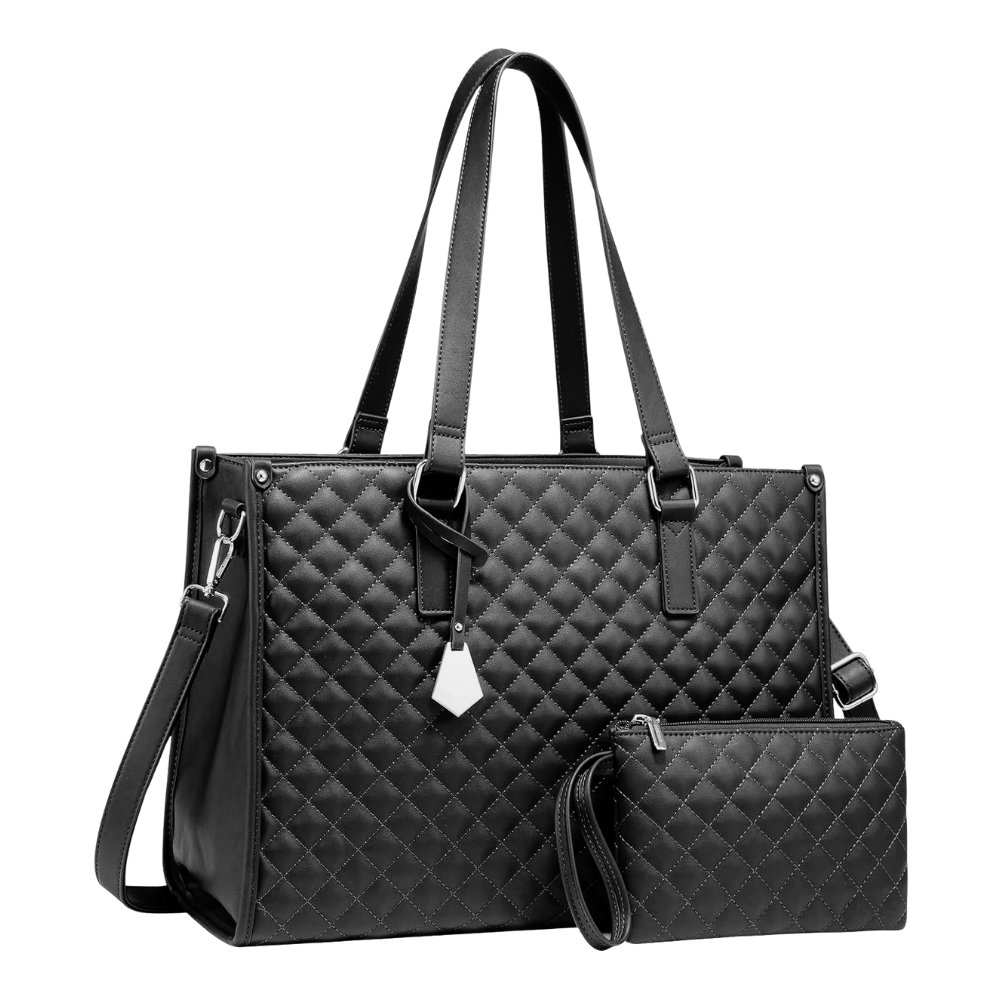 Insulated Carry-All Tote Bag -Black - Ozerty