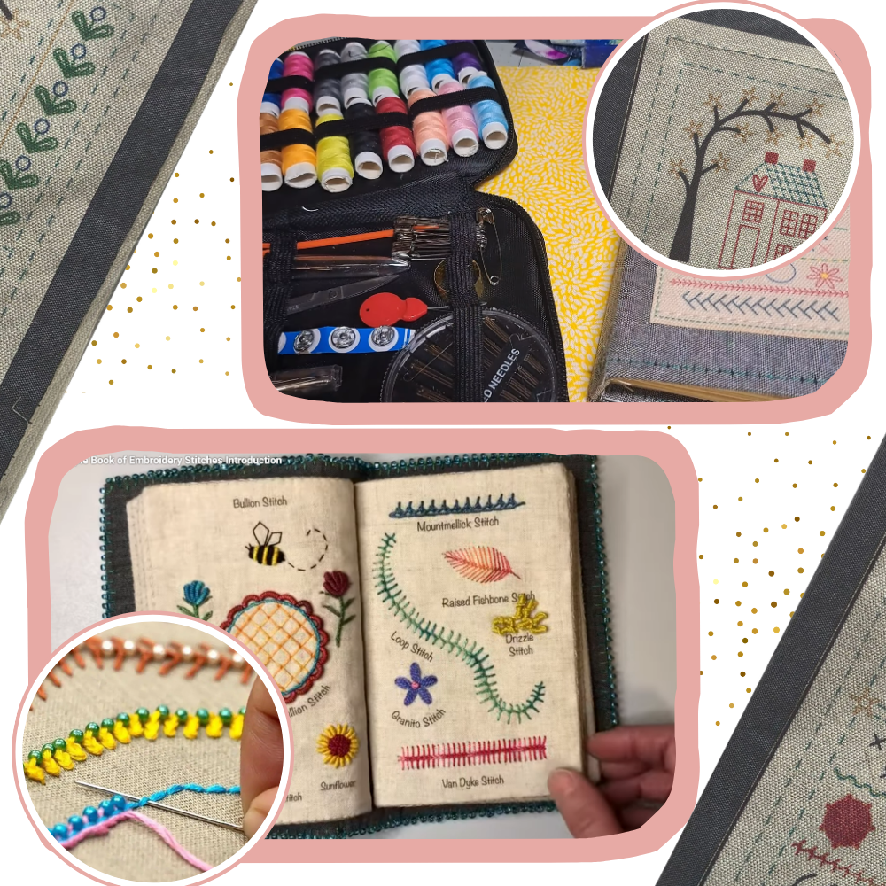 Linen Embroidery Stitch Book - Ozerty