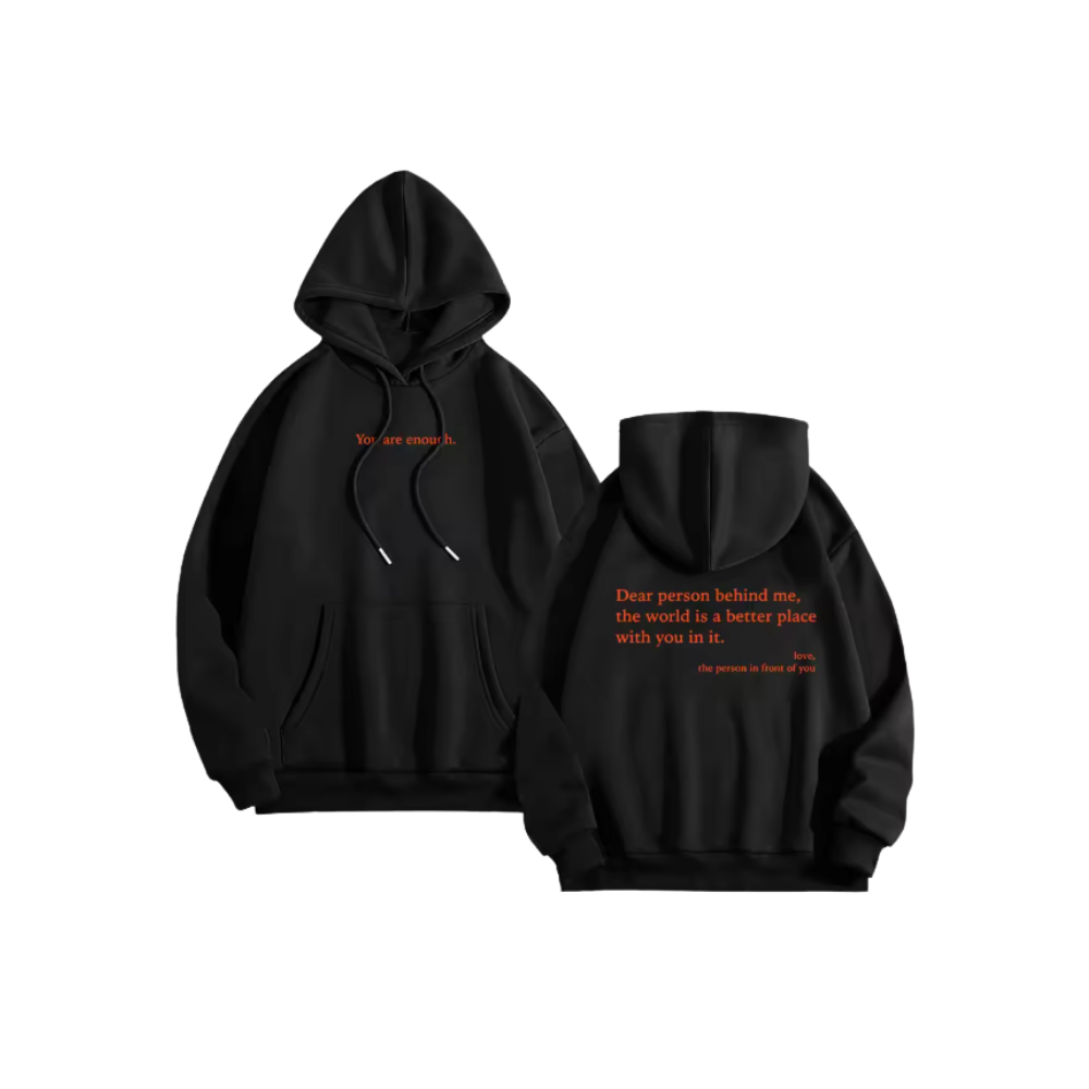 Motivational Loose Women Hoodie -Black - Ozerty