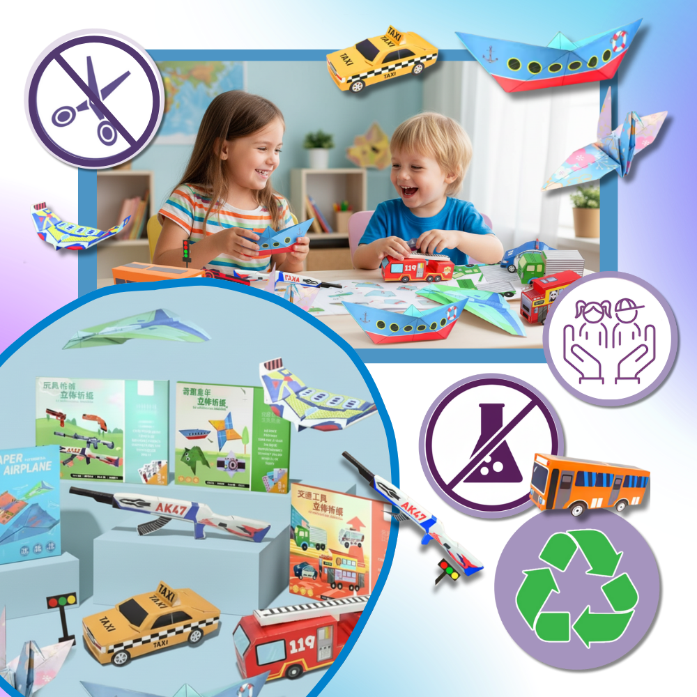 Multi-Theme Origami Book - Ozerty