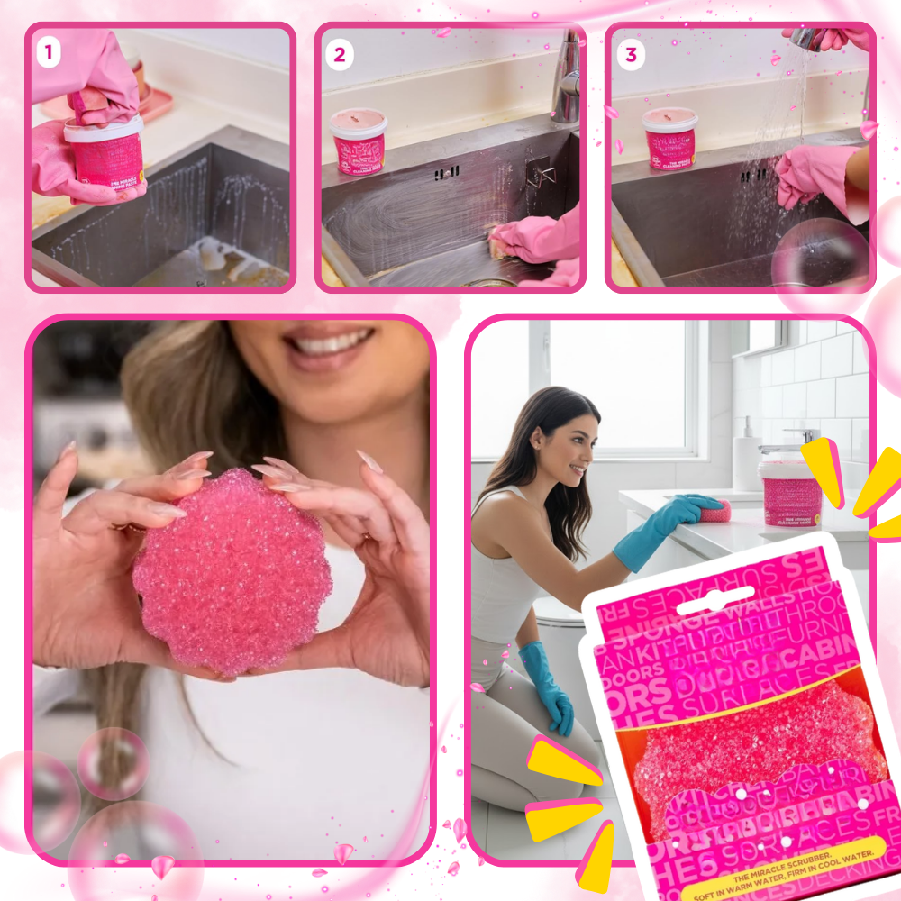 Multipurpose Pink Cleaning Paste - Ozerty