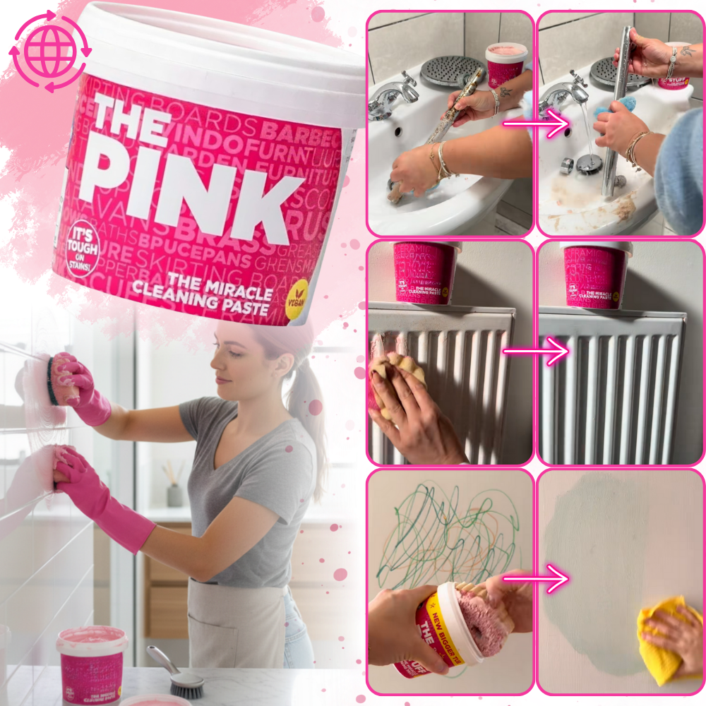 Multipurpose Pink Cleaning Paste - Ozerty