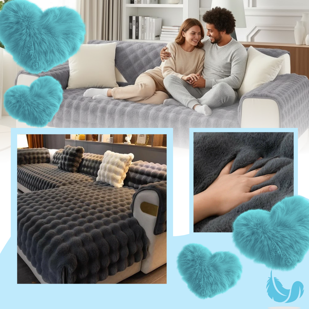 Non-Slip Comfy Sofa Plush Covers - Ozerty