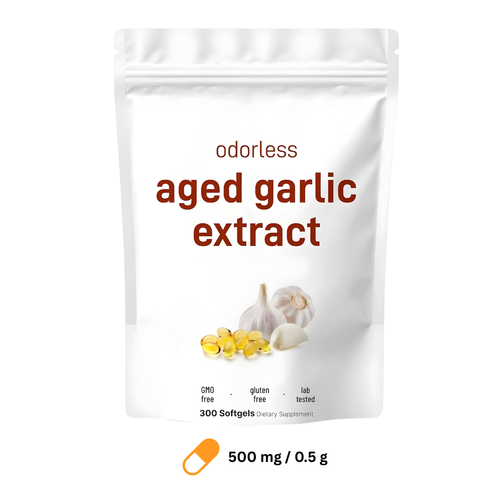Organic Garlic Extract Soft Gels - Ozerty