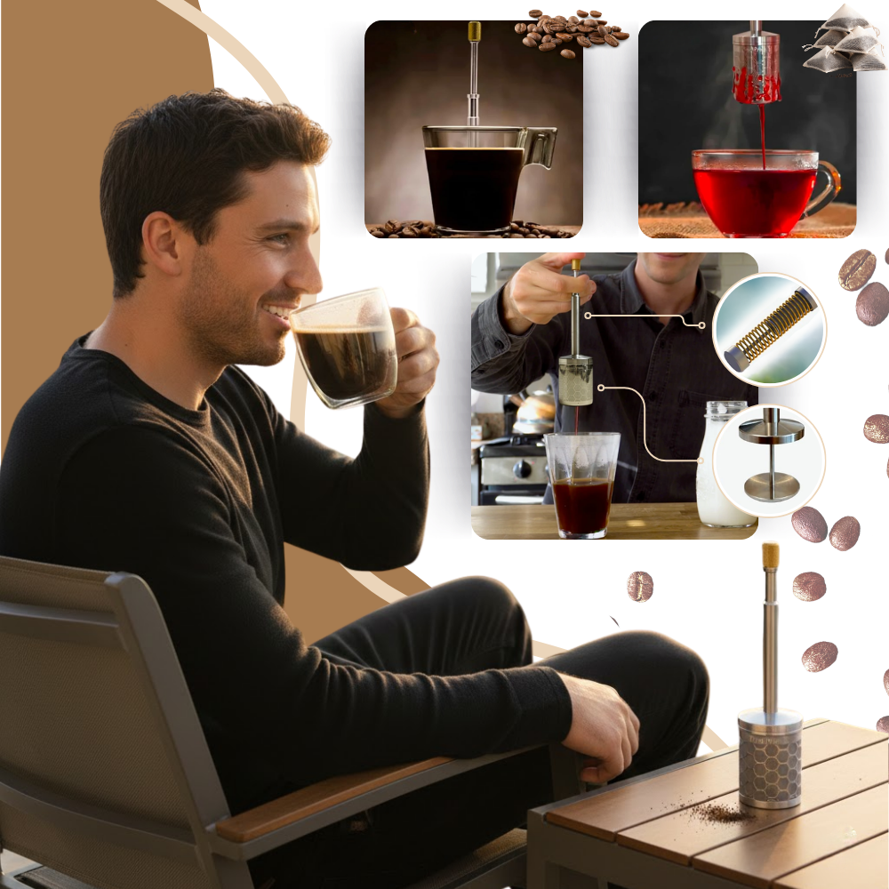 Pure Aroma French Coffee Presser - Ozerty