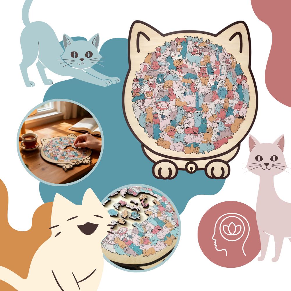 Relaxing Jigsaw Cat Puzzle - Ozerty