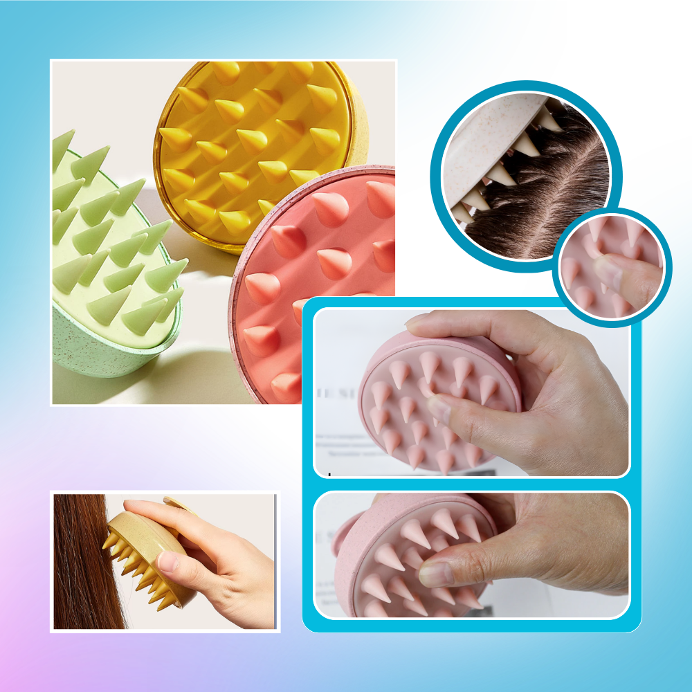Revitalizing Cleanse Hair Scalp Massager Brush - Ozerty