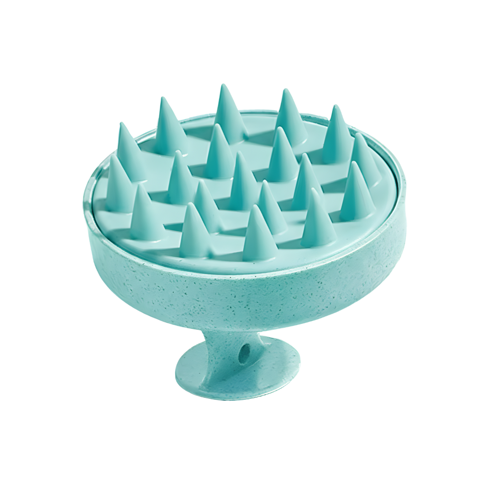 Revitalizing Cleanse Hair Scalp Massager Brush -Teal - Ozerty