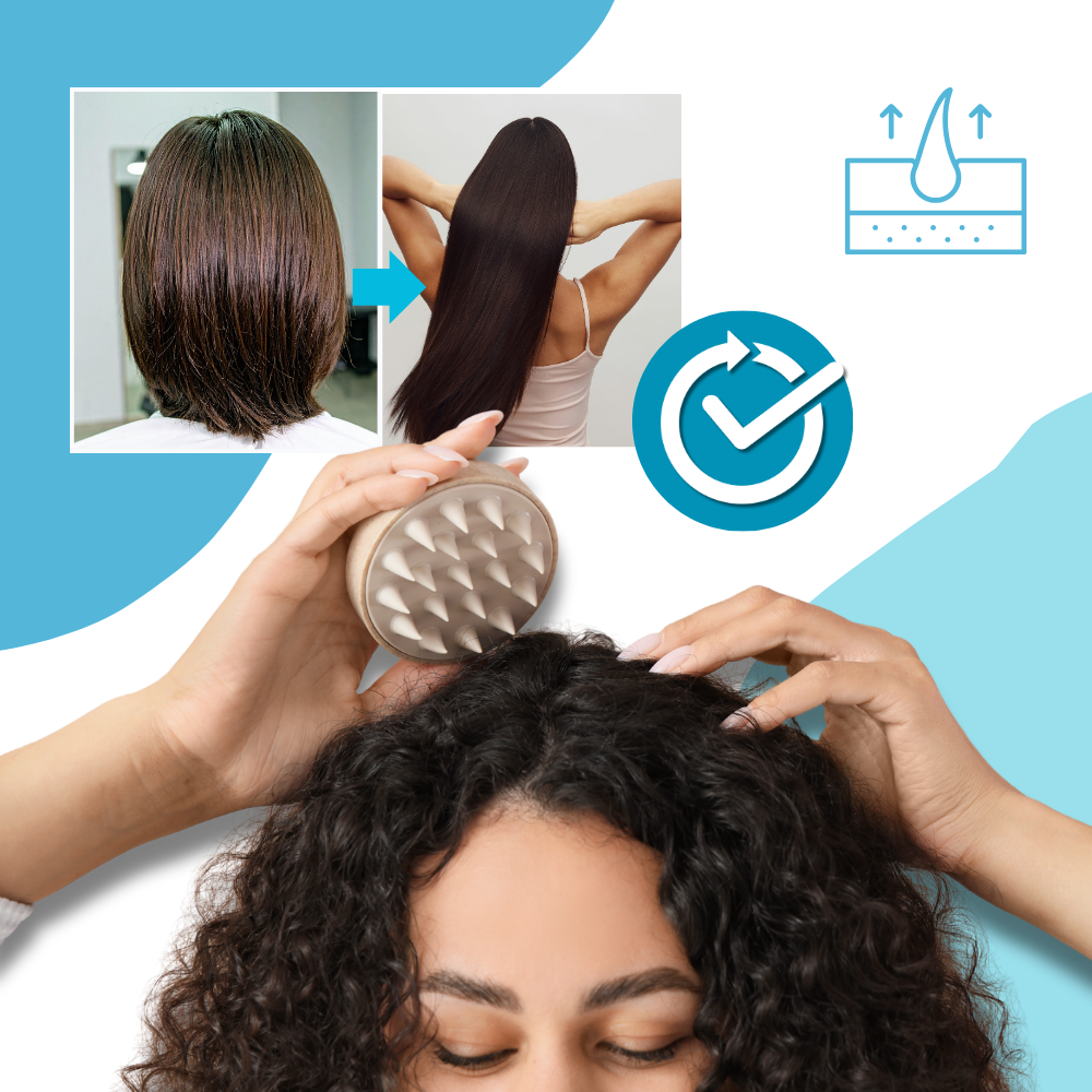 Revitalizing Cleanse Hair Scalp Massager Brush - Ozerty