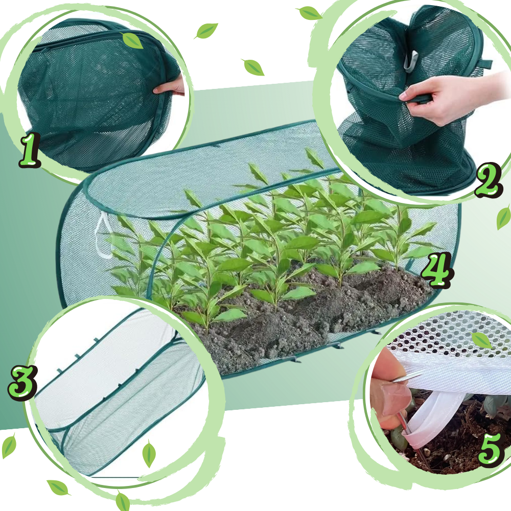 Secure Breathable Mesh Plant Cover - Ozerty