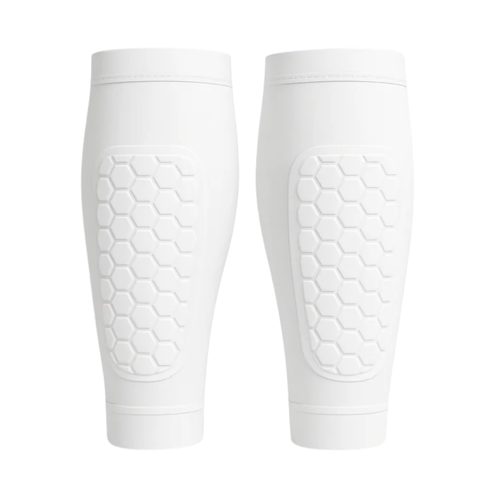 Shin Compression Guard Sleeve -White - Ozerty