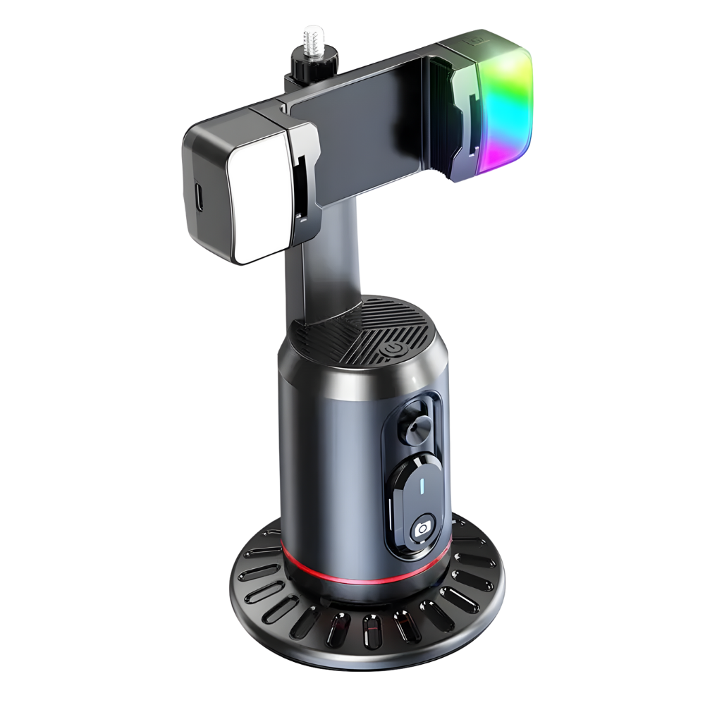 Smart Detect Phone Gimbal -With Light - Ozerty