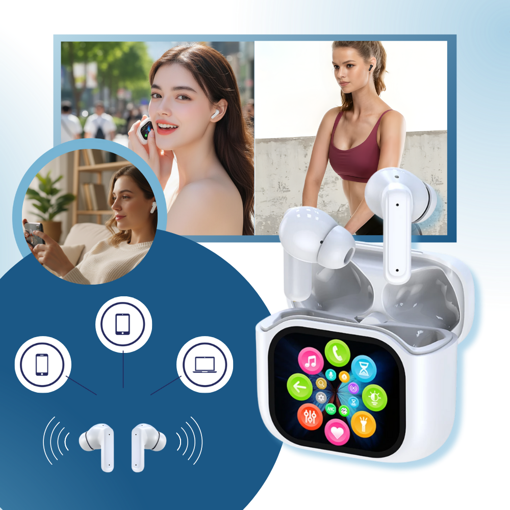 Smart Noise Cancelling Earbuds - Ozerty