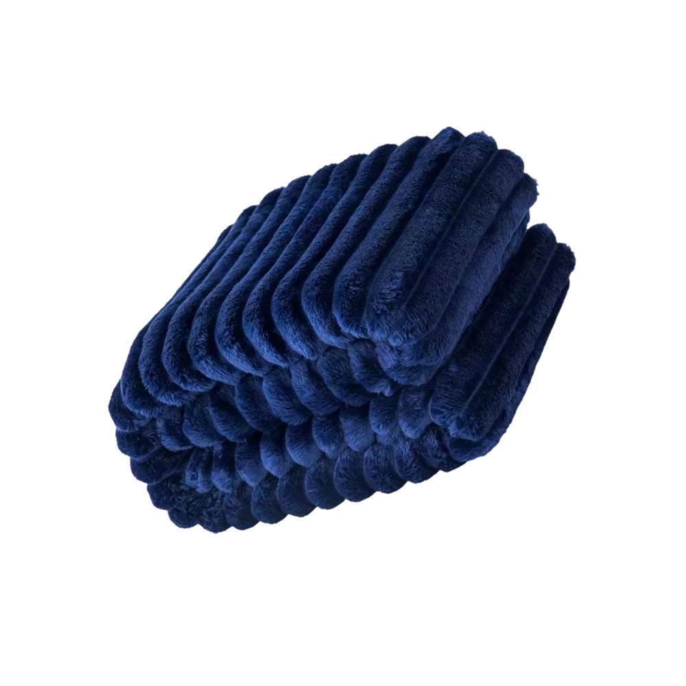 Soft & Cozy Flannel Blanket -Navy - Ozerty