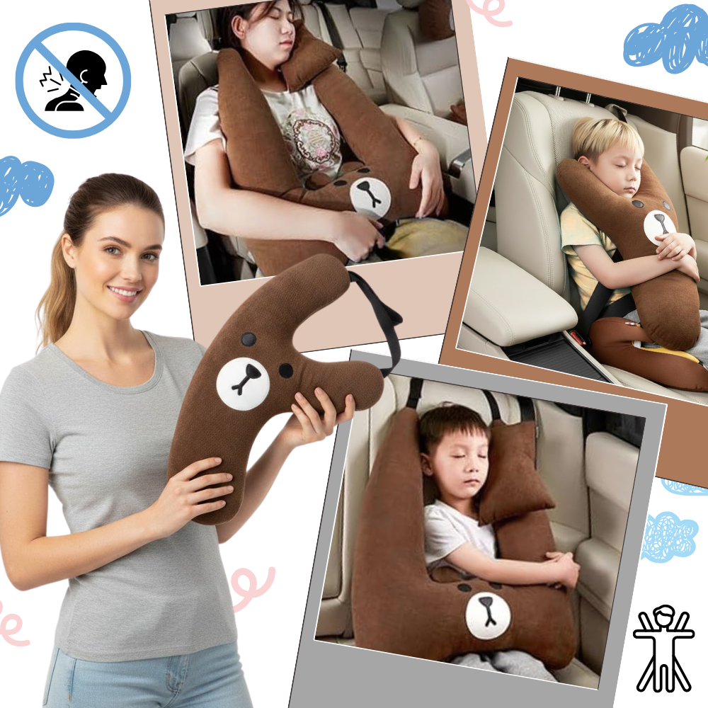 Soft Relief Kid's Seat Belt Pillow - Ozerty