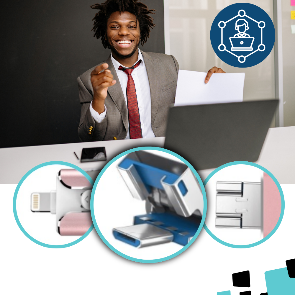 Speed Transfer 3-in-1 Flash Drive - Ozerty