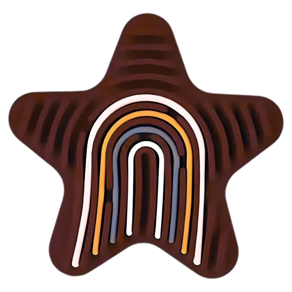 Stress Relief Sensory Activity Board -Dark Red - Ozerty