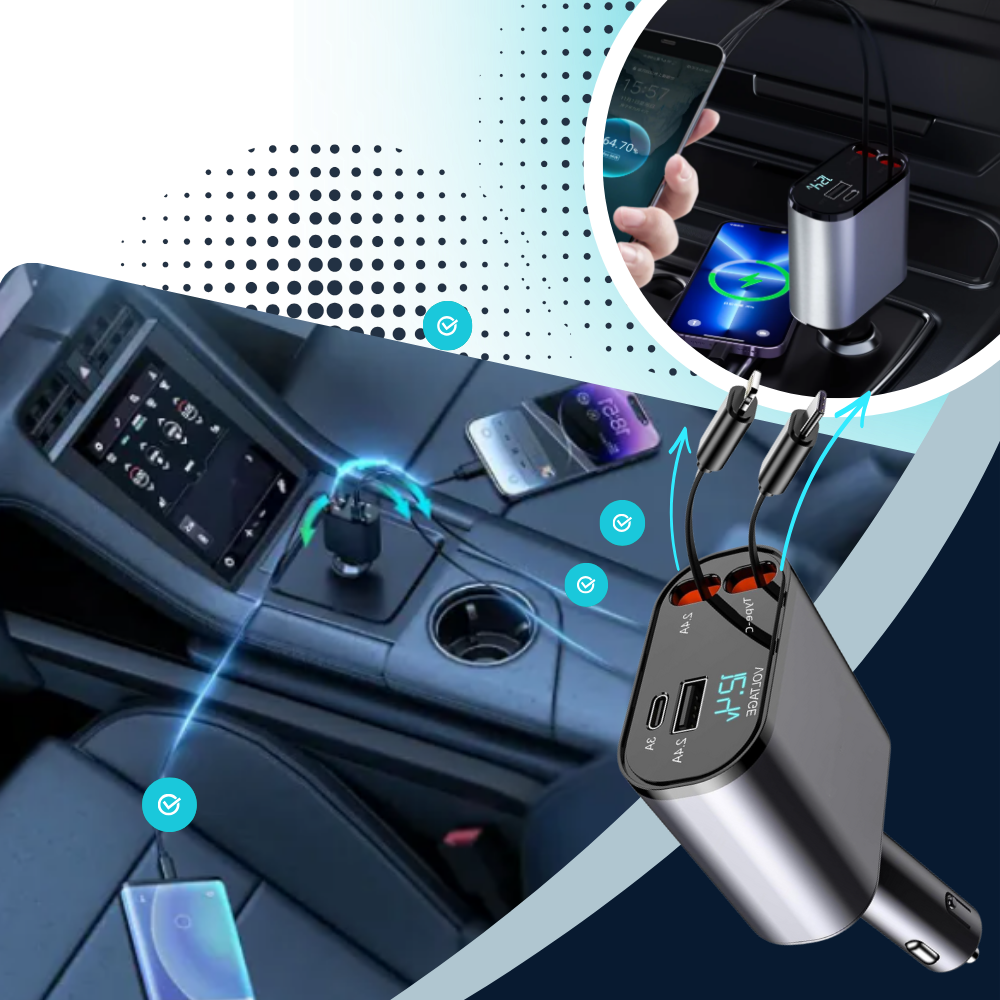 Telescopic Car Charging Station - Ozerty