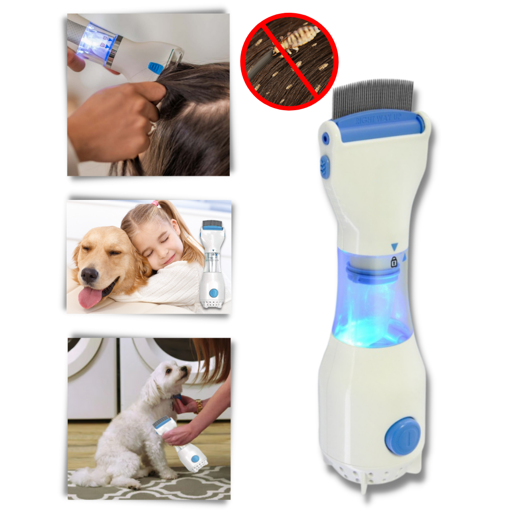 Electric lice comb | Lice removal | Lice vacuum comb