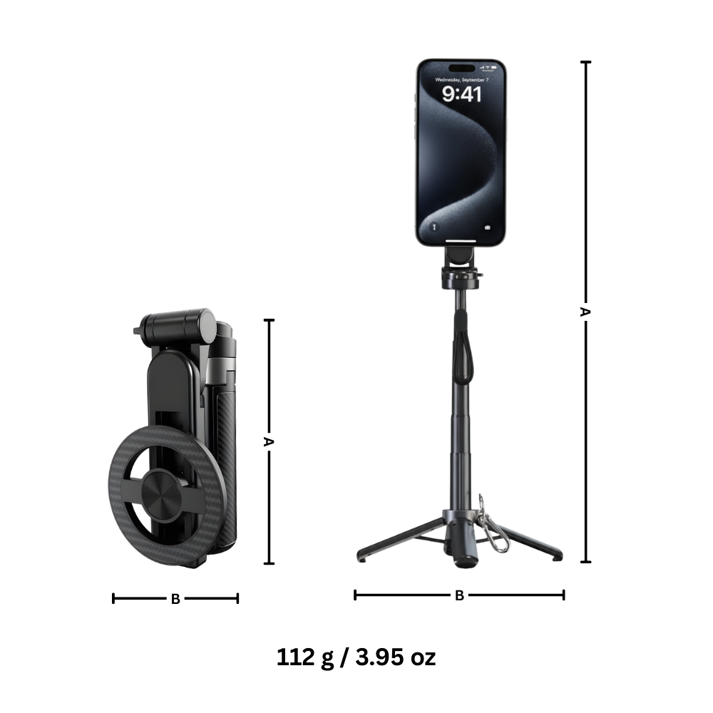 Unshakable Convenience Magnetic Tripod - Ozerty