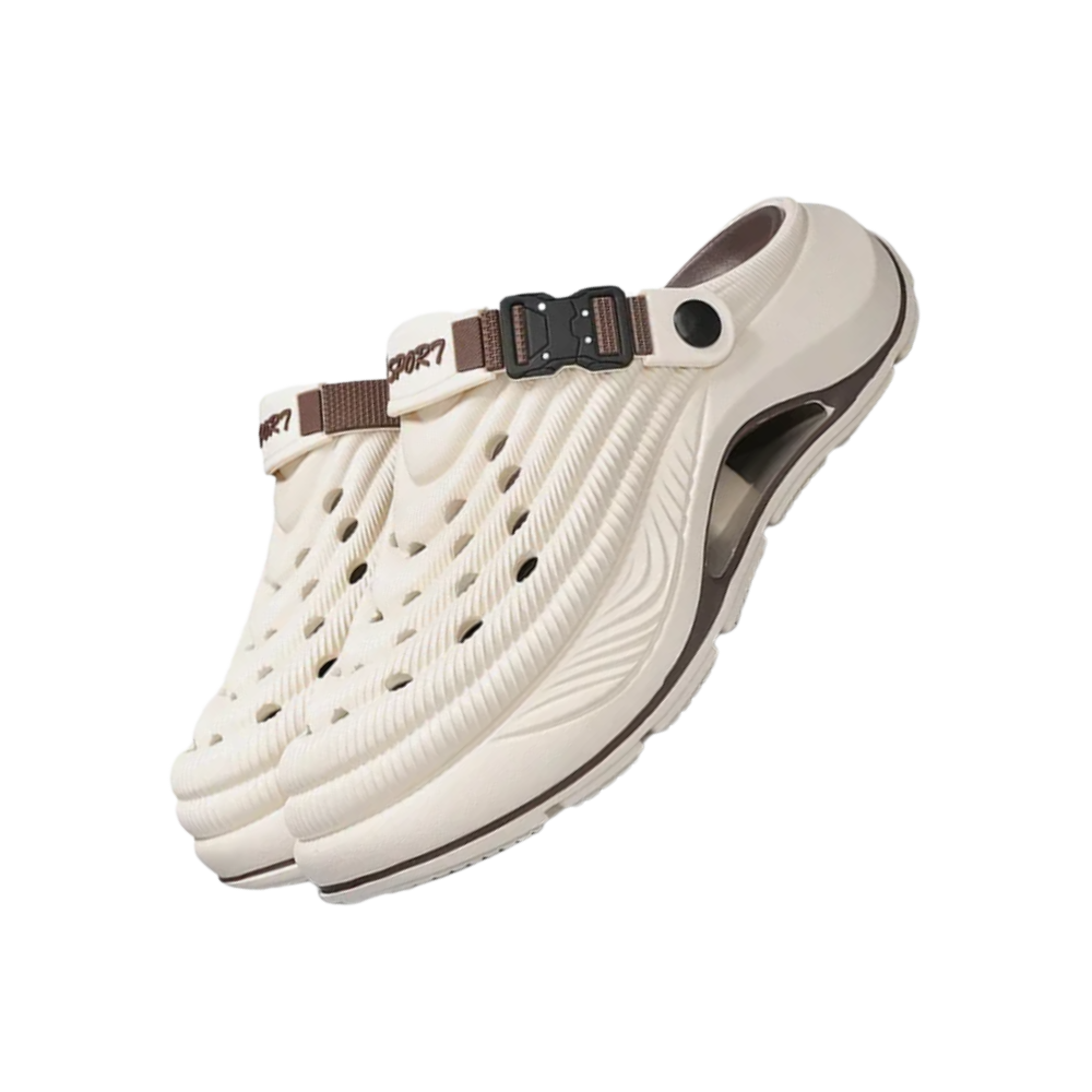 Urban Ease Sandals -Beige - Ozerty